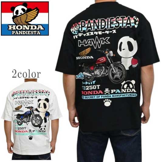 パンディエスタ Tシャツ ホンダ×パンダ HAWK PANDIESTA