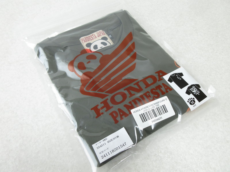 パンディエスタ Tシャツ ホンダ×パンダ CB400FOUR PANDIESTA